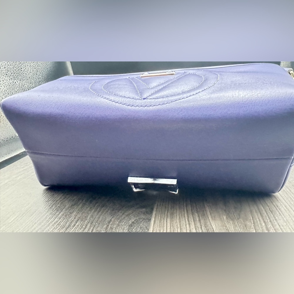 Valentino by Mario Valentino 
Grace Signature Purple Leather Purse - Picture 8 of 9